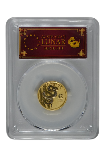 2025 1/4 oz Gold Australia Lunar Snake PCGS MS-70