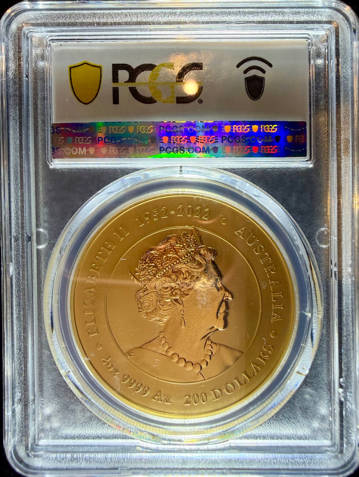 2024 2 oz Gold Australia Lunar Dragon PCGS MS-70