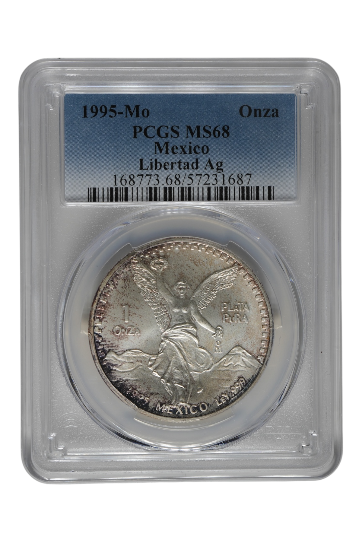 Mexico 1995-Mo Onza Libertad PCGS MS68 (Toned)