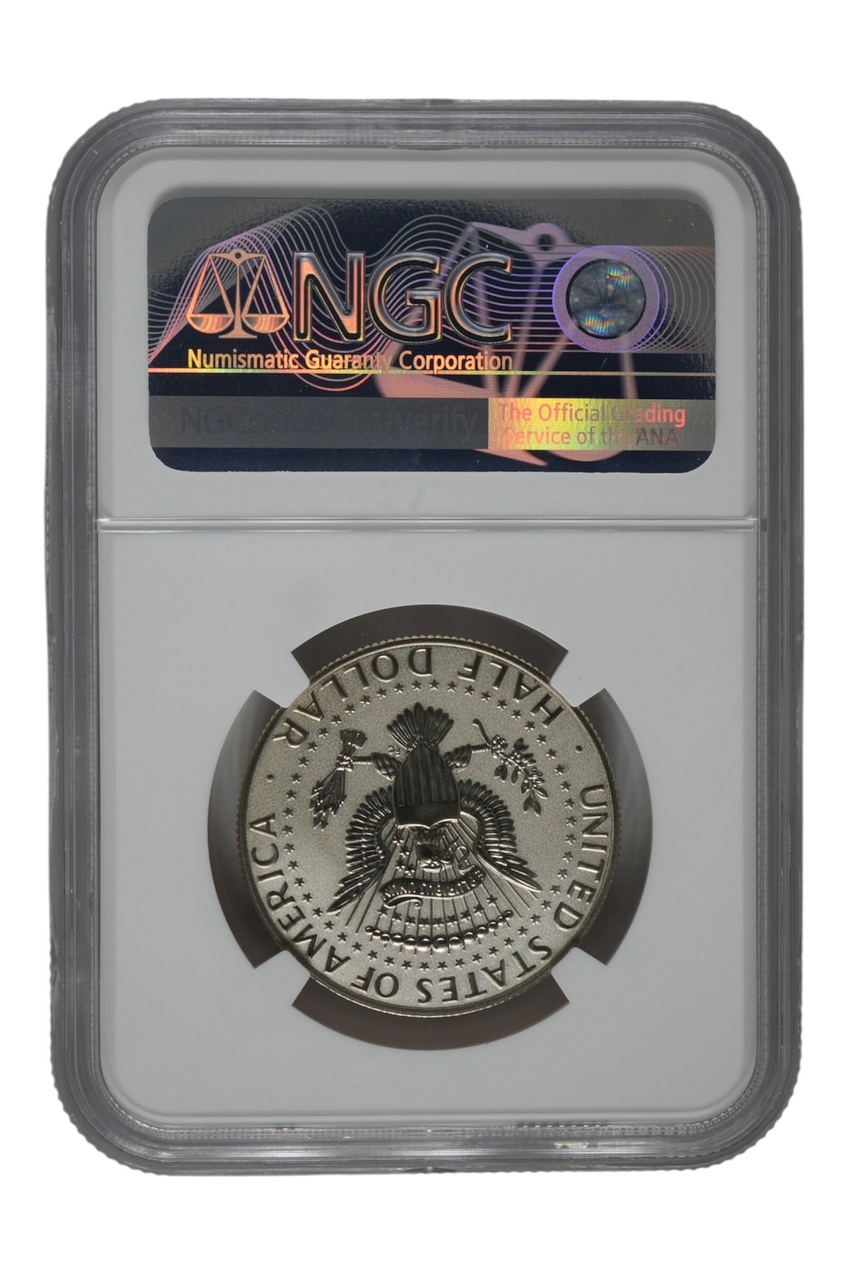 2019-S Enhanced Reverse Proof Kennedy Half Dollar 0.3646 oz Clad NGC PF 70