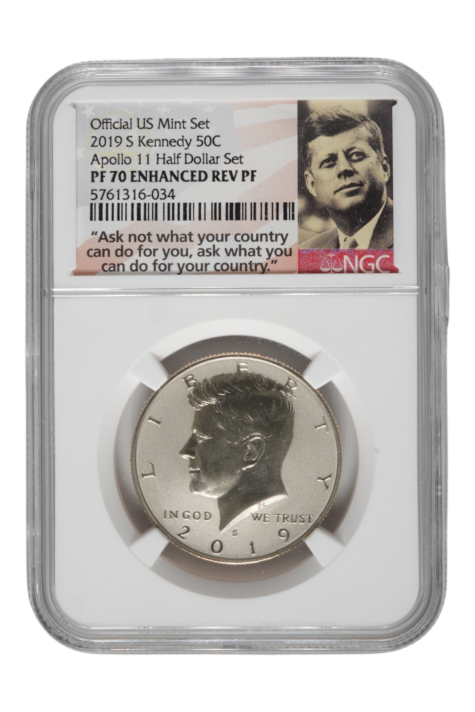 2019-S Apollo 11 50th Anniversary NGC PF 70 ER