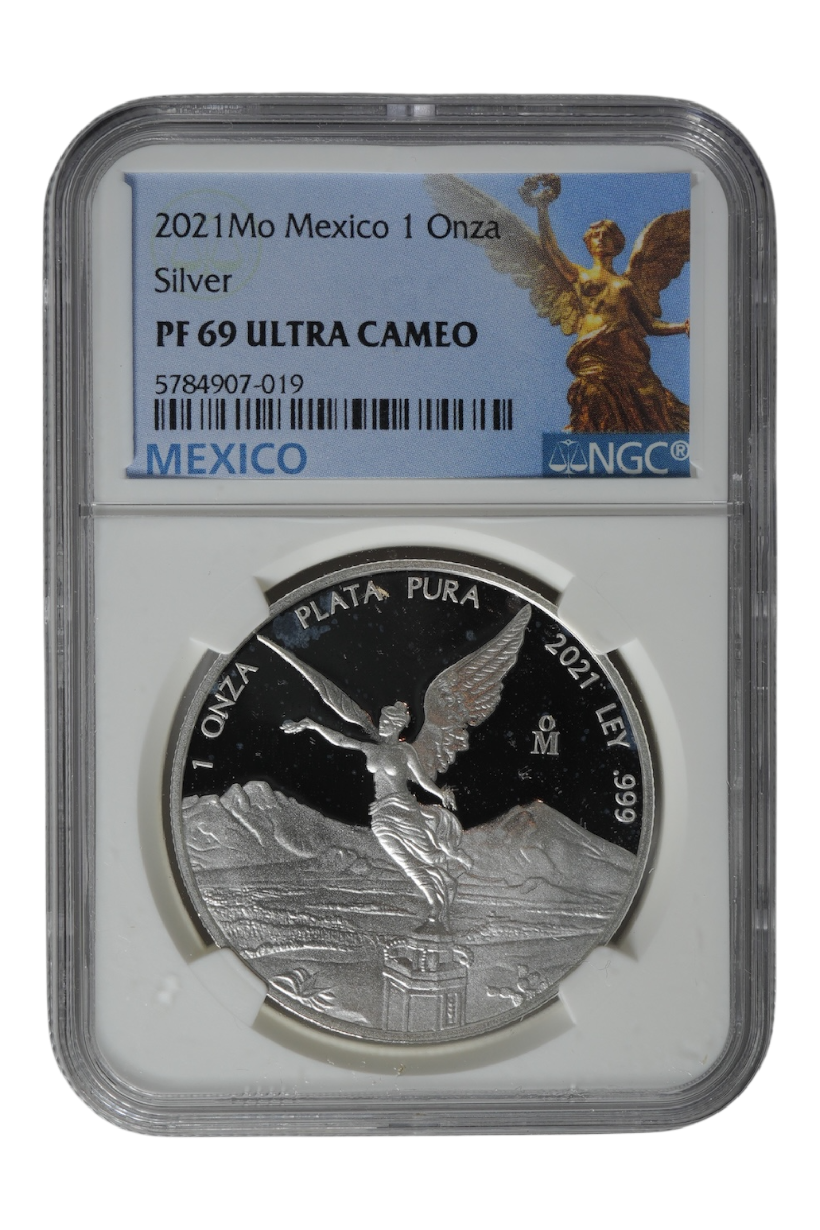 2021 1 oz Silver Mexico Libertad NGC Proof-69 UC