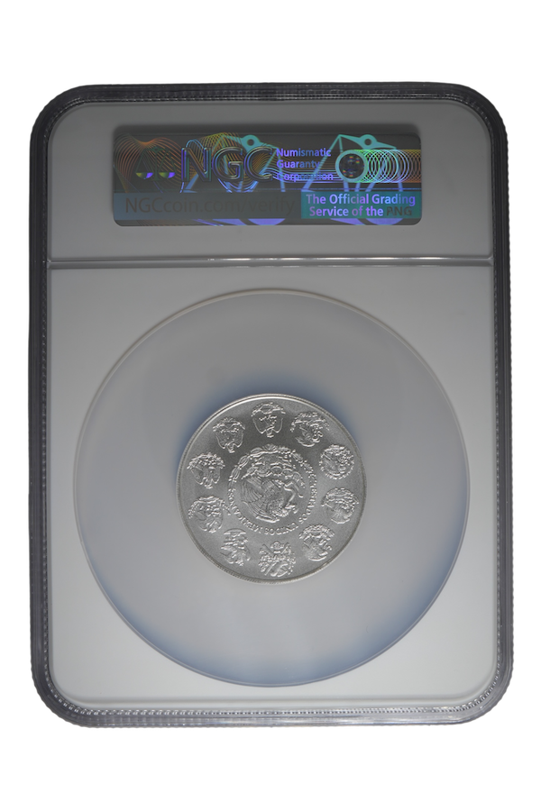 2020-Mo 2 oz Silver Mexico Libertad NGC MS 69