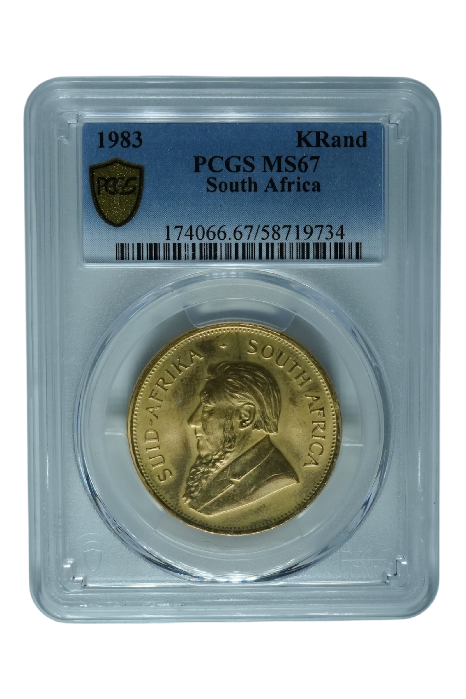 1983 1 oz Gold South Africa Krugerrand PCGS MS-67