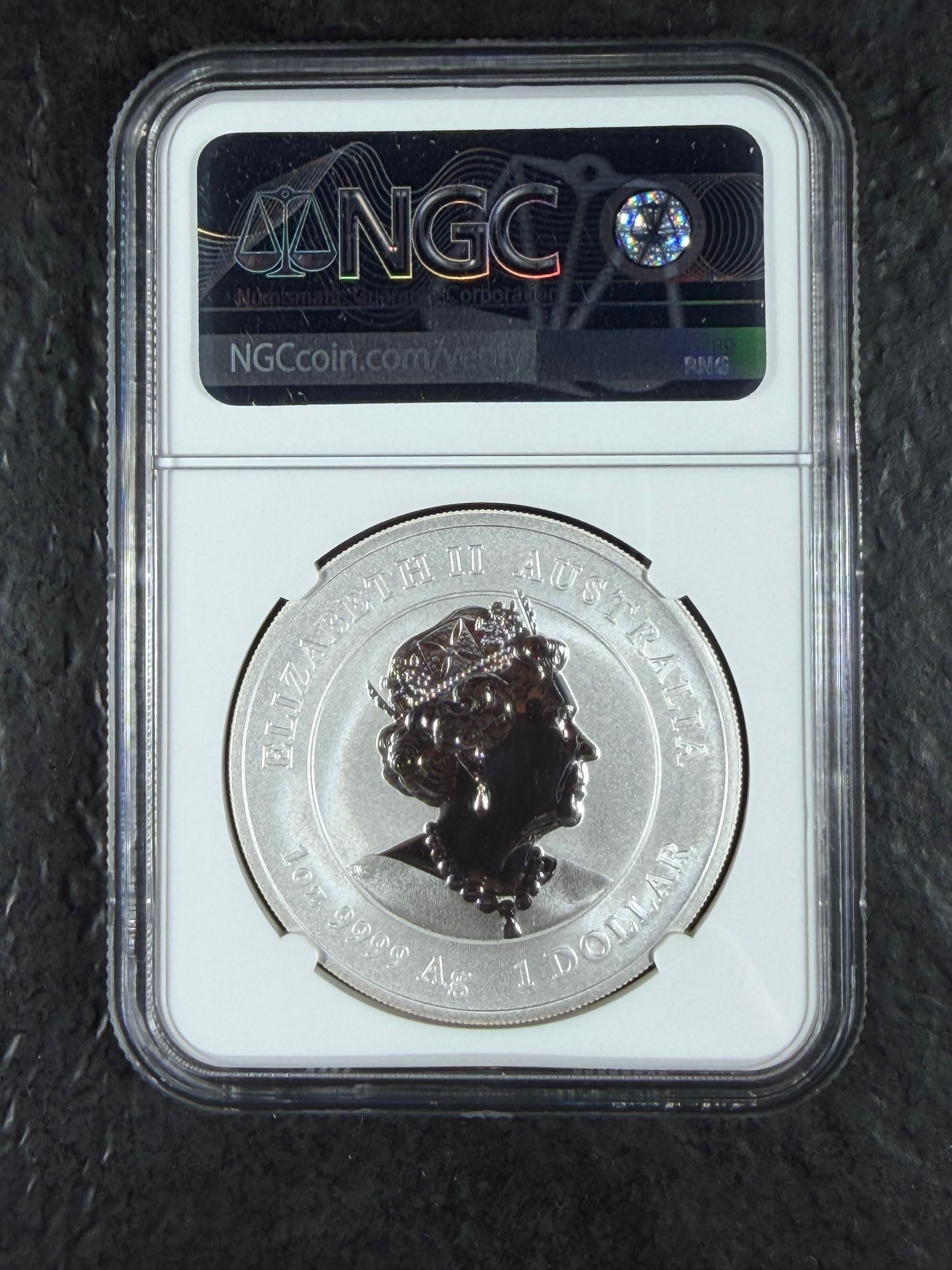 2021 1 oz Silver Australia Lunar Ox NGC MS 70