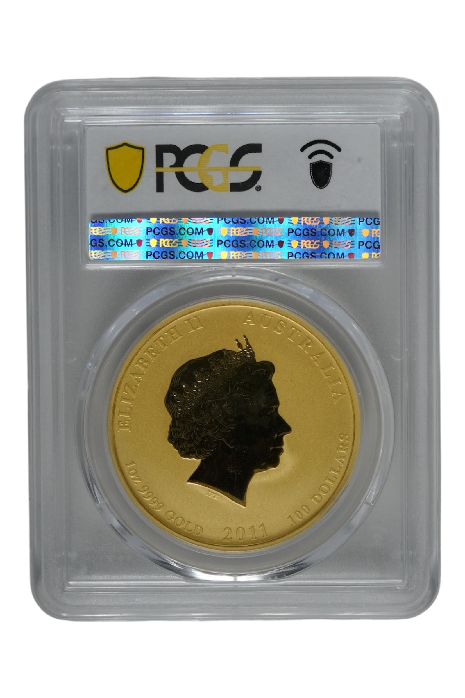 2011-P 1 oz Gold Australia Lunar Rabbit PCGS MS-69