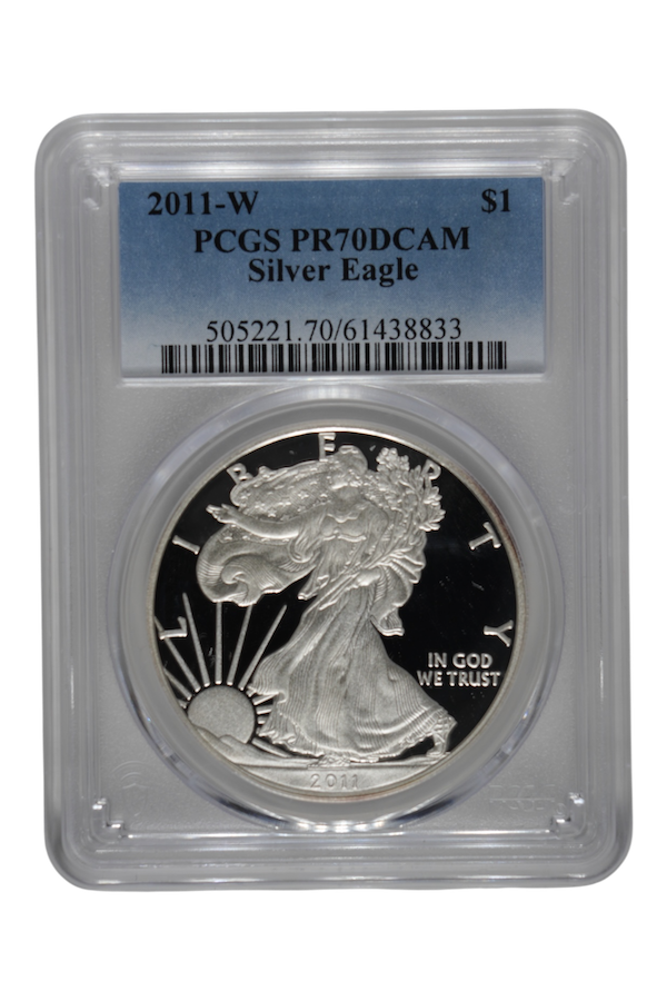 2011-W 1 oz Silver Eagle PCGS PR 70 DCAM