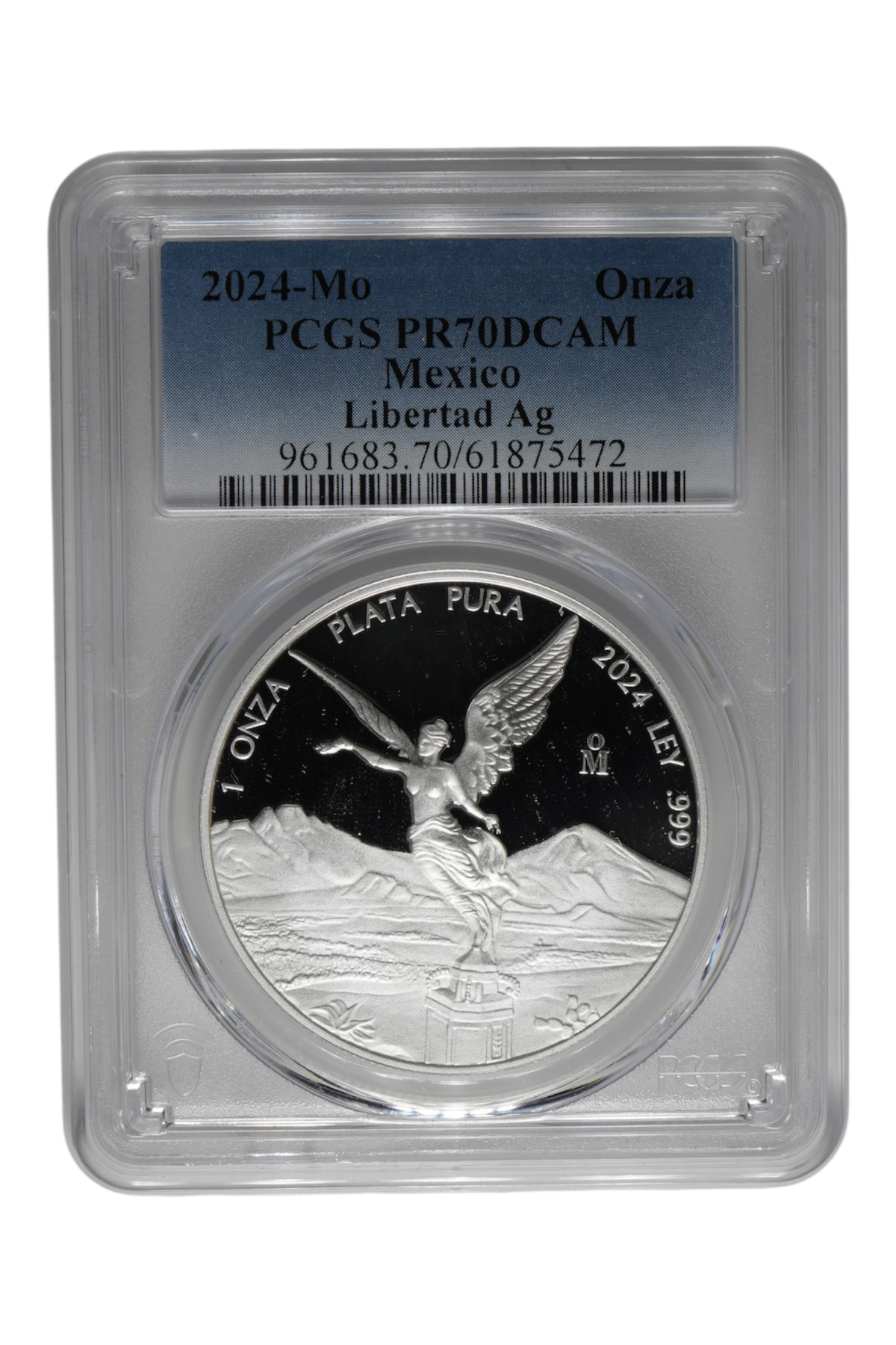 Mexico 2024-Mo Silver Onza Libertad PCGS Proof-70 DCAM