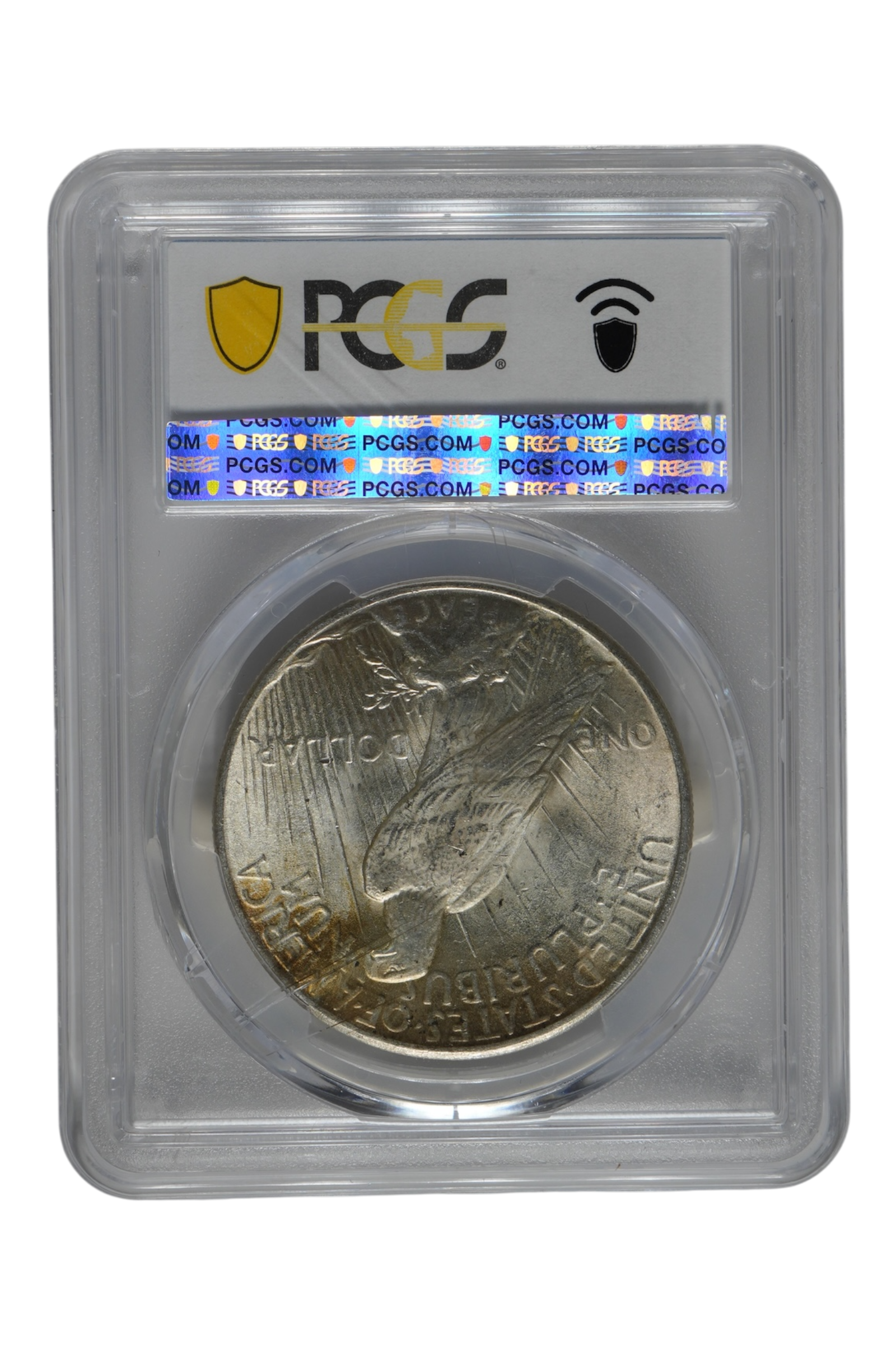 1924 0.8586 oz Silver United States Peace Dollar PCGS MS-63