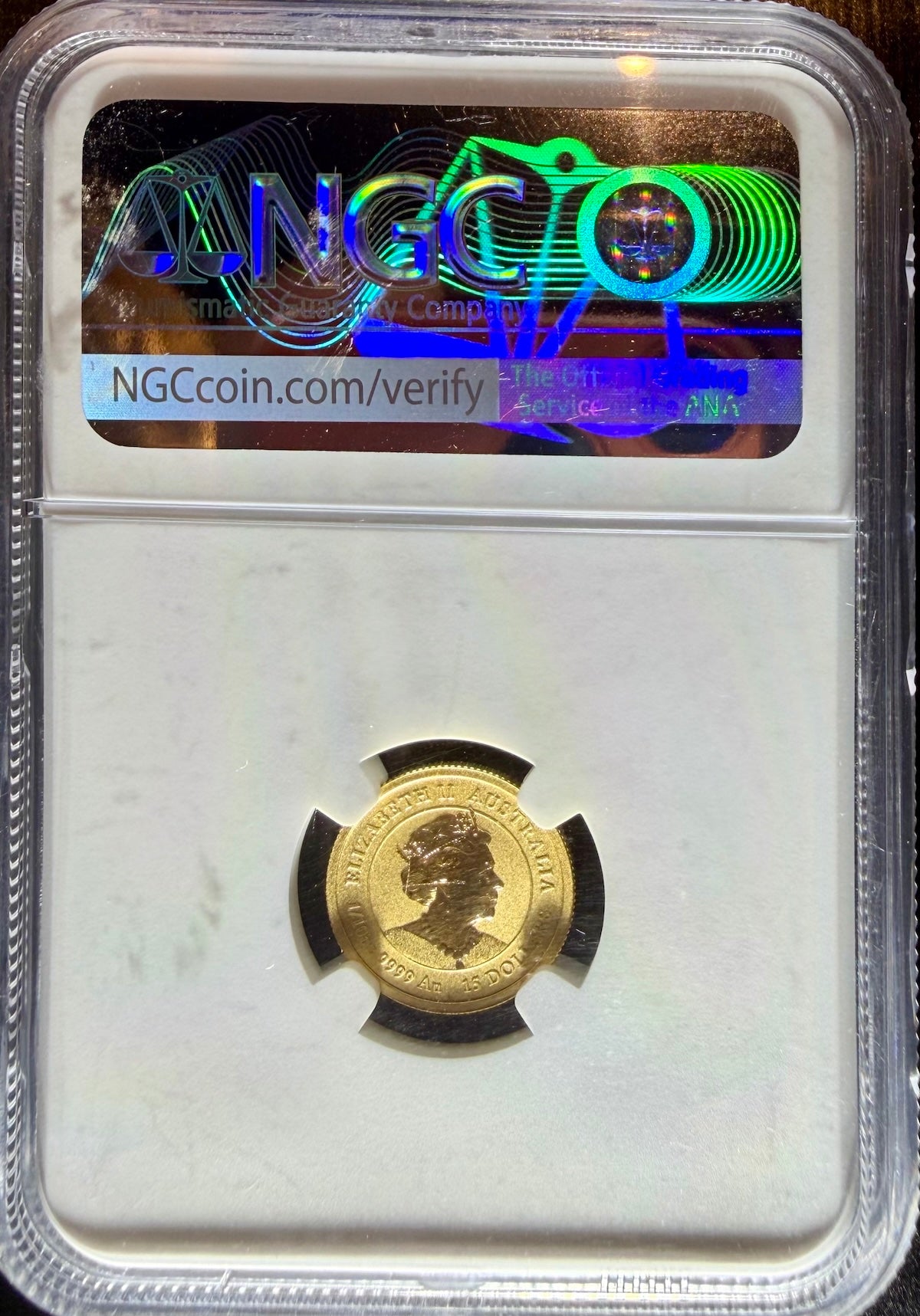 2023 1/10 oz Gold Australia Lunar Rabbit NGC MS 70