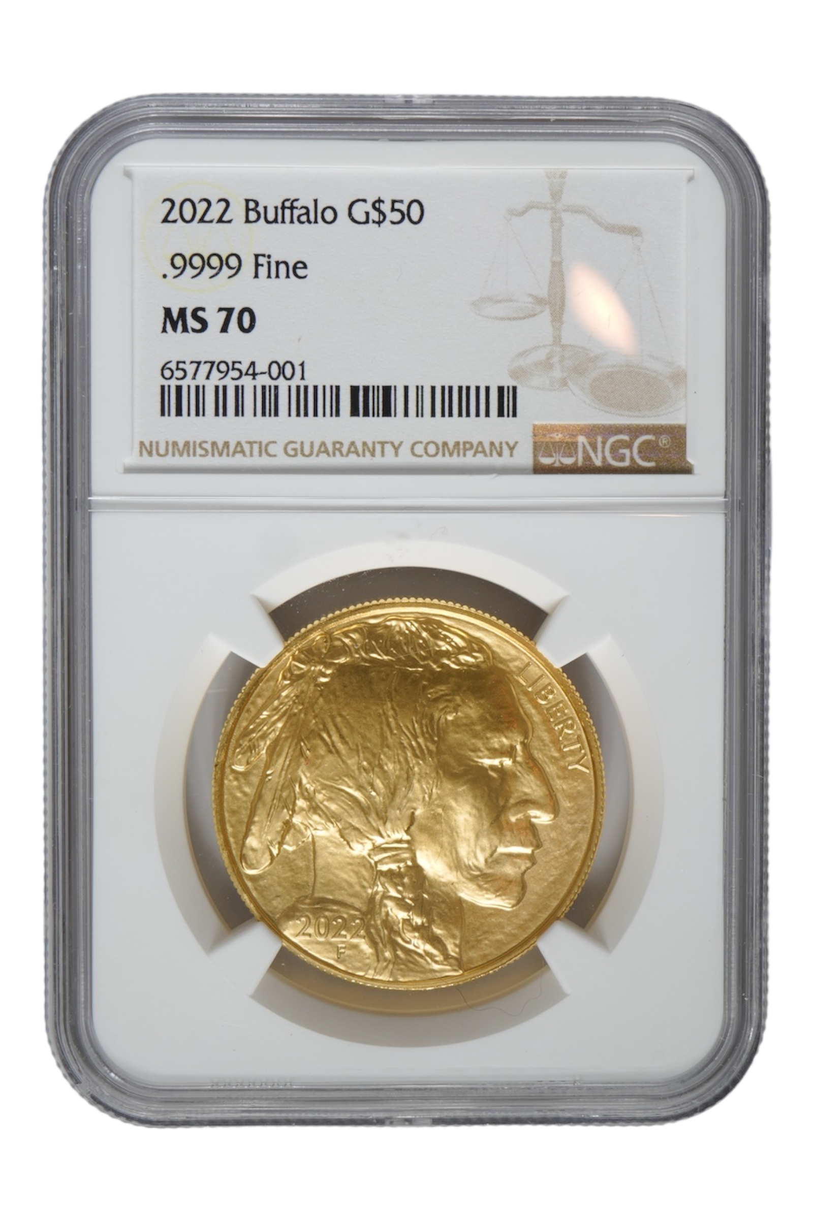 2022 1 oz American Gold Buffalo NGC MS 70