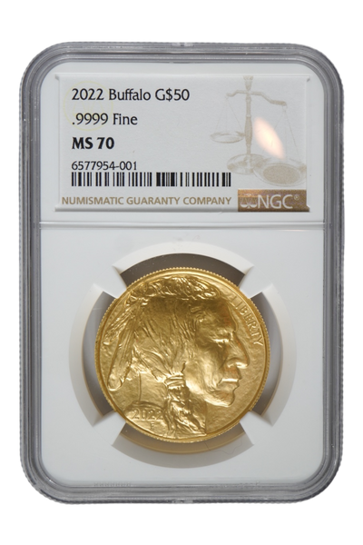2022 1 oz American Gold Buffalo NGC MS 70