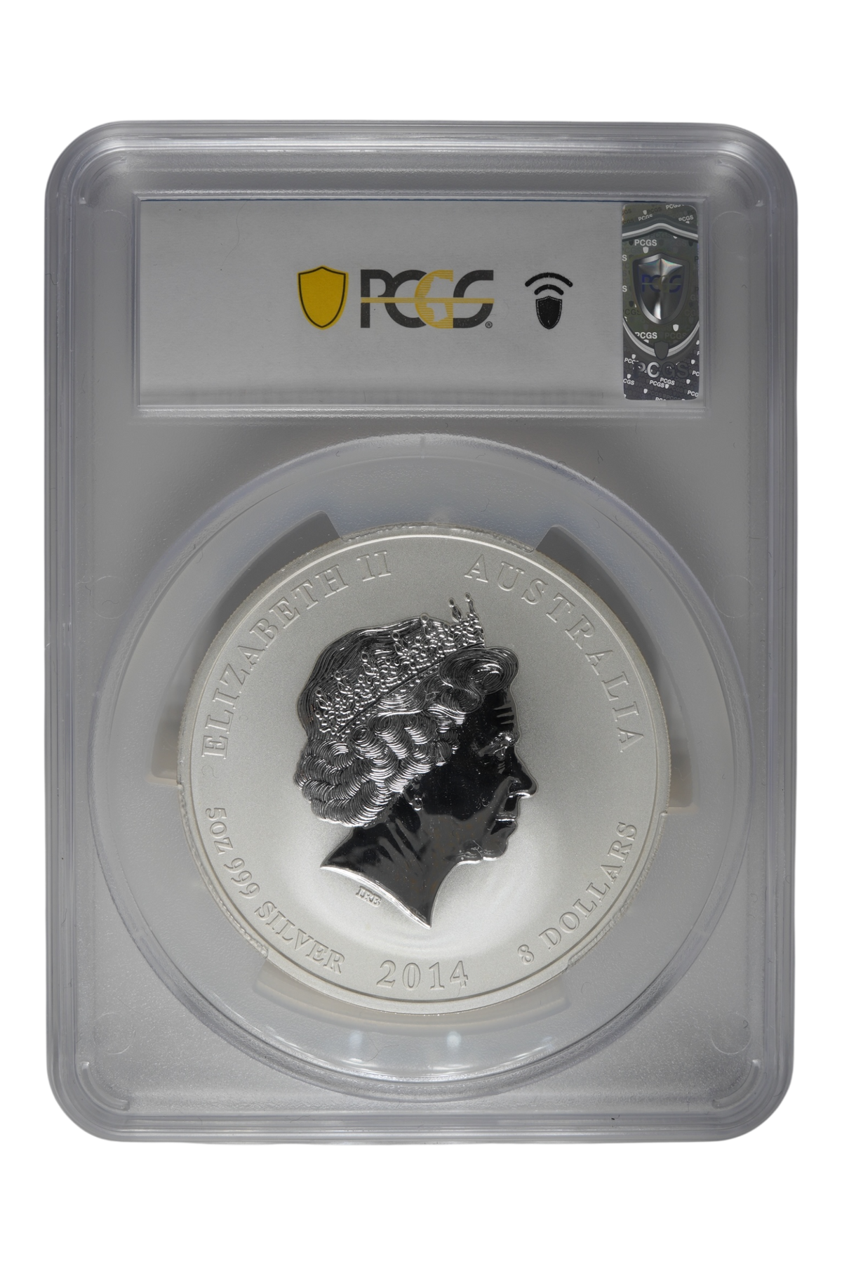 2014 5 oz Australia Silver Lunar Horse PCGS MS 69