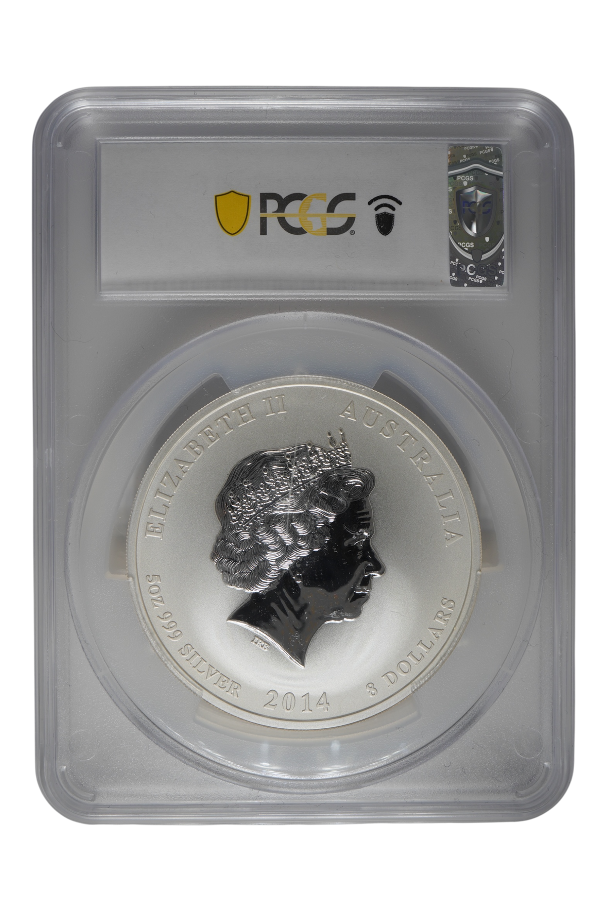 2014 5 oz Australia Silver Lunar Horse PCGS MS 70