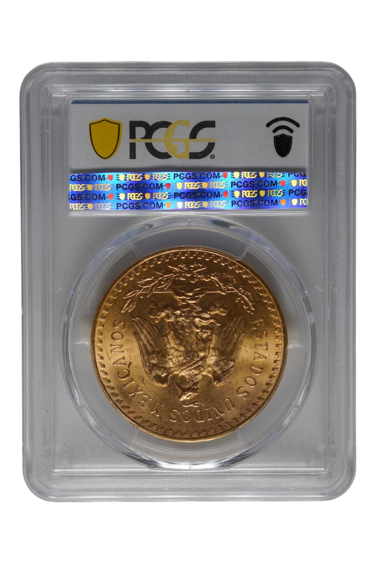 1947 Mexico Gold Centenario 50 Pesos PCGS MS 63