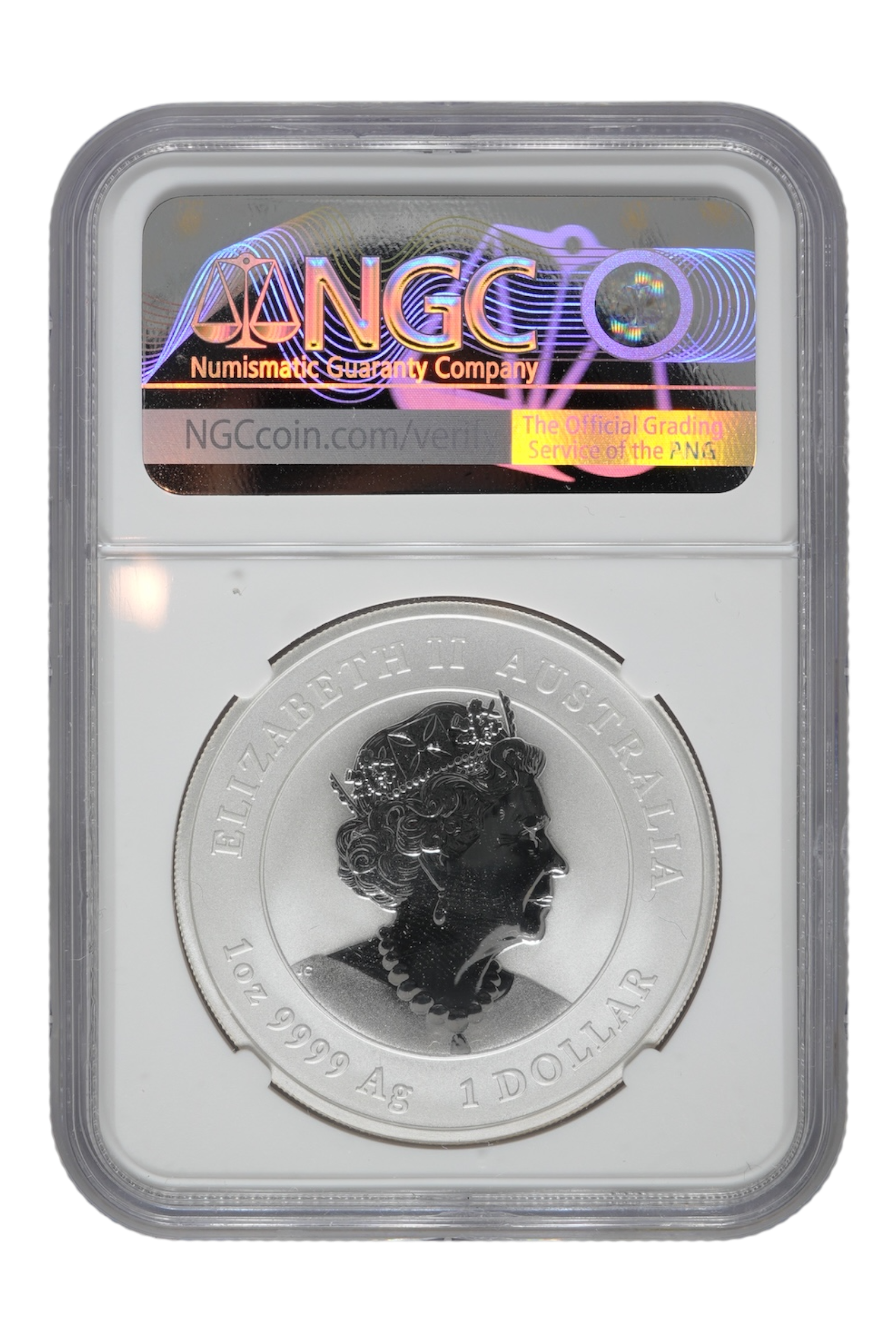 2023-P 1 oz Silver Australia Lunar Rabbit NGC MS-70 FDI