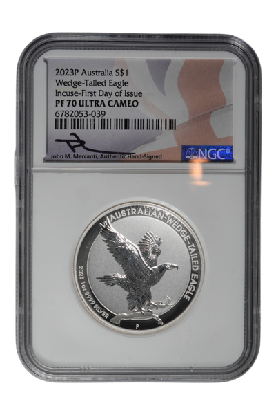 2023 1 oz Silver Australia Wedge-Tailed Eagle NGC PF-70 UC FDI