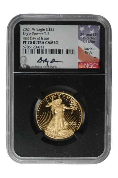 2021 1/2 oz Gold United States American Gold Eagle NGC PF-70 UC FDI