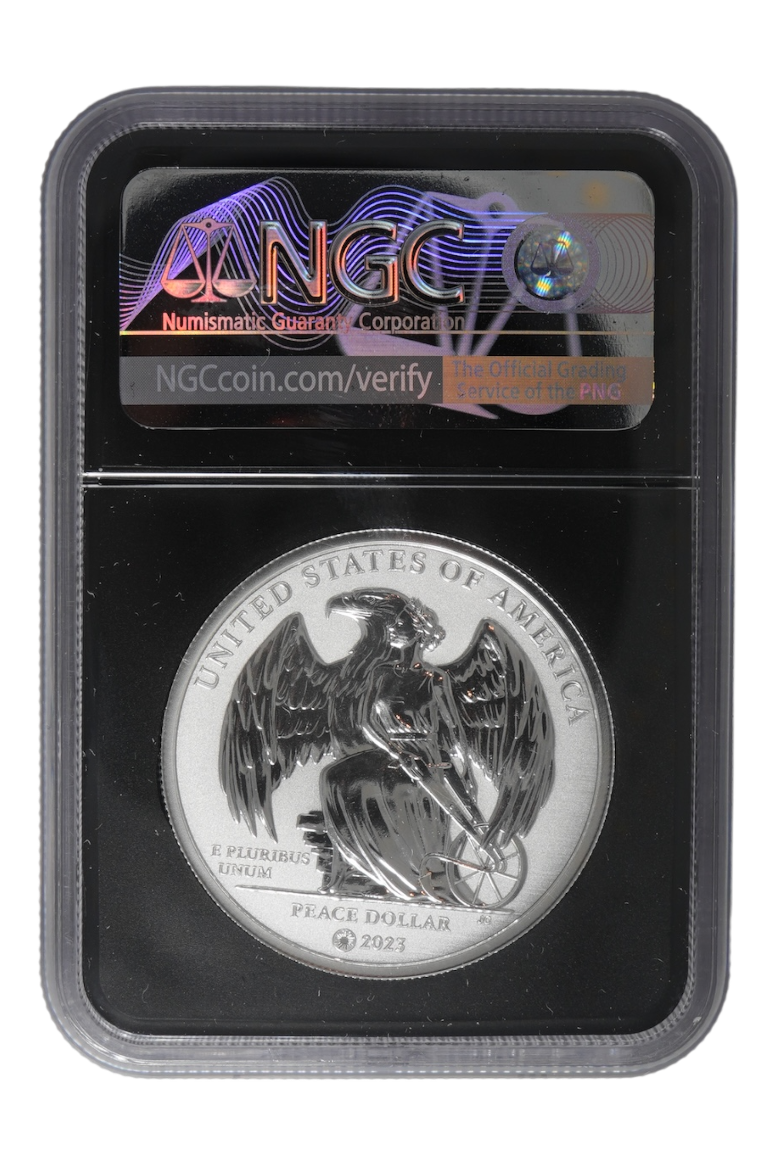 2023 2 oz Silver United States Weinman Peace Dollar NGC PF-70 FDI