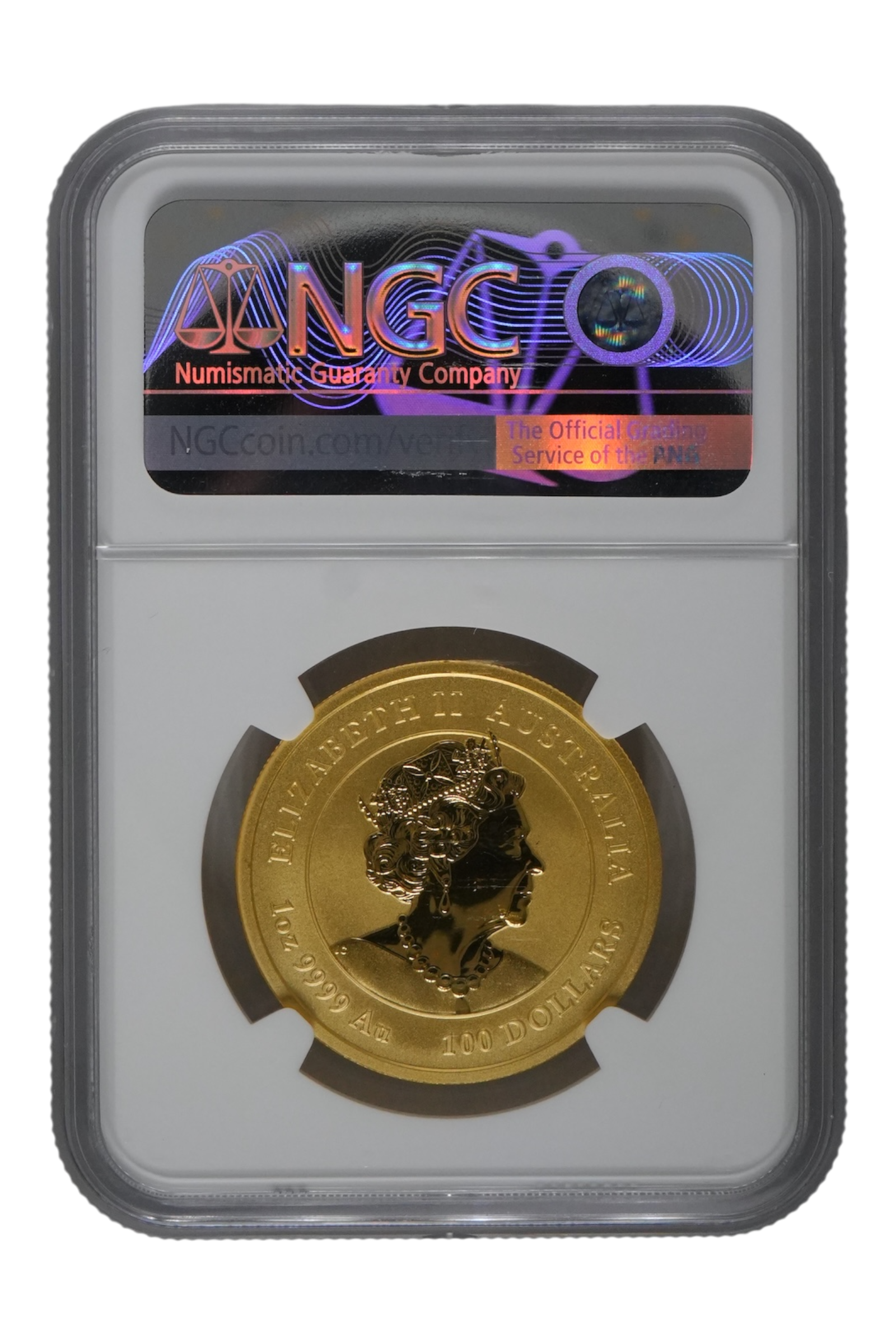 2022 1 oz Gold Australia Lunar Tiger NGC MS 70