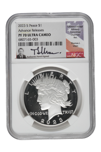 2023-S 0.858 oz Silver Peace Dollar NGC PF 70 UC