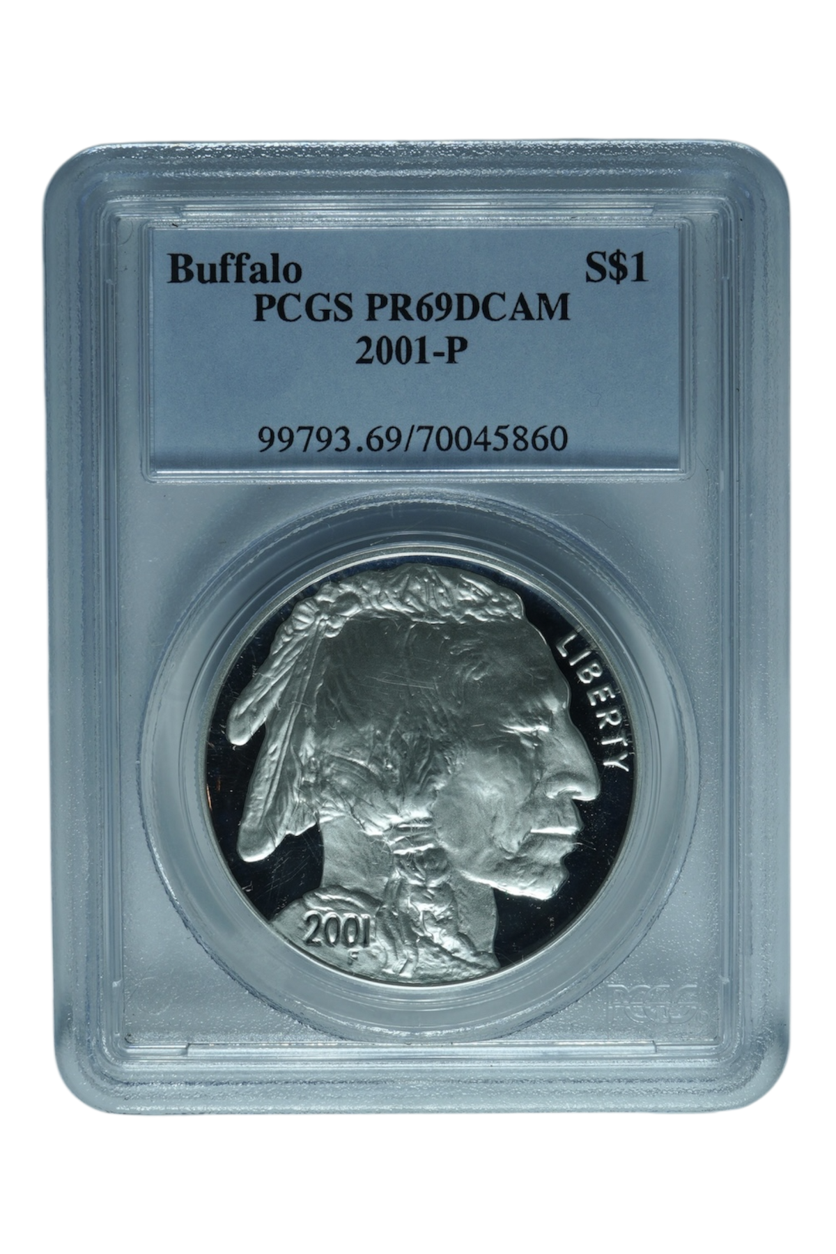 2001-P American Buffalo $1 PCGS PR69DCAM