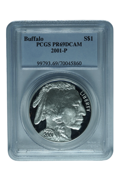 2001-P American Buffalo $1 PCGS PR69DCAM