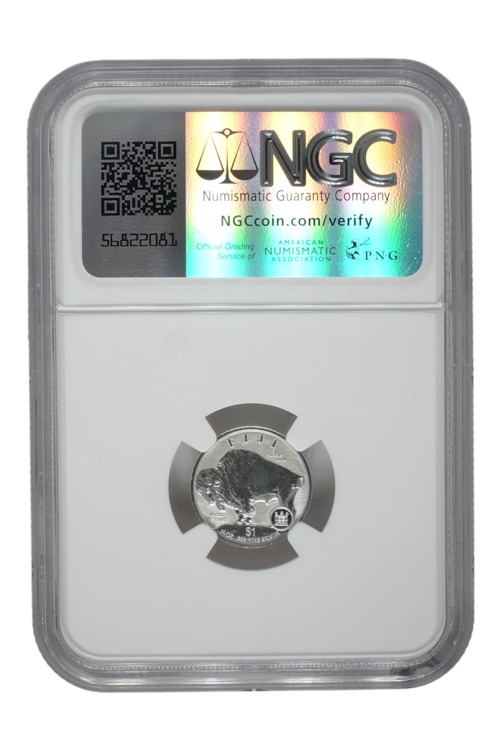 2023 1/10 oz Silver Fractional Buffalo NGC Proof-70 Reverse Proof