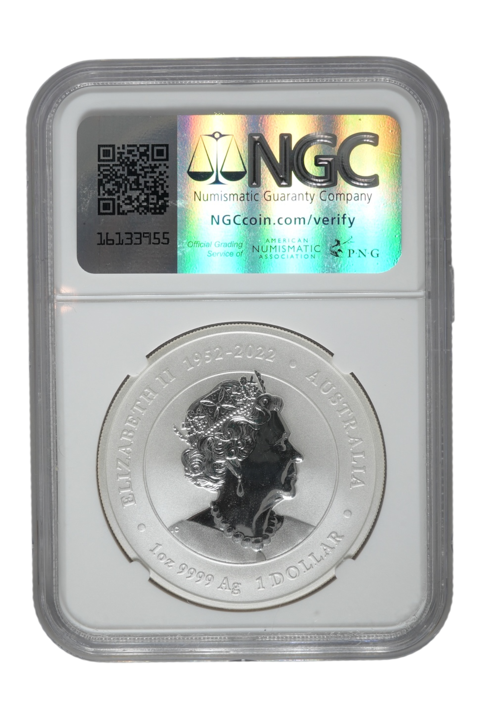2024-P125 1 oz Silver Australia Lunar Dragon NGC MS-70