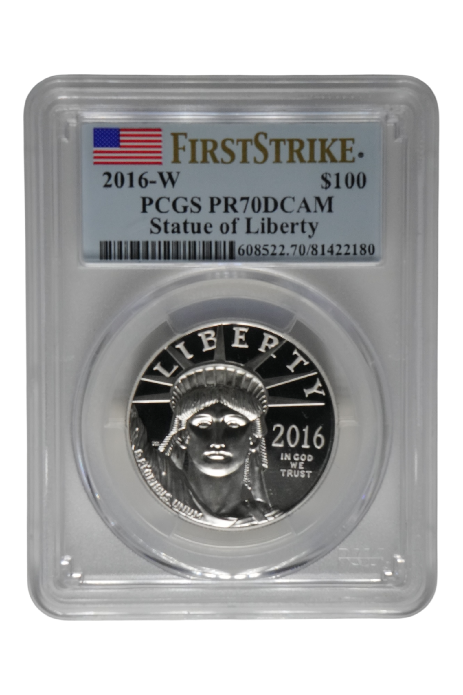 2016-W 1 oz American Platinum Eagle PCGS PR-70 DCAM FS