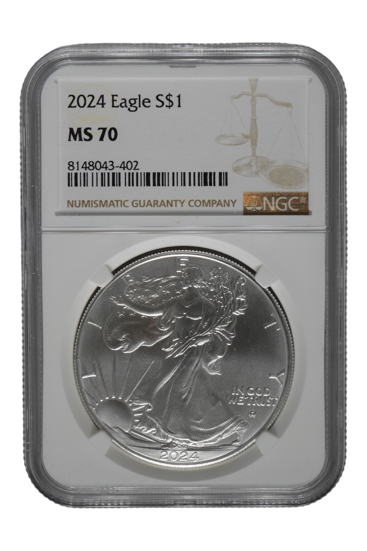 2024 1 oz American Silver Eagle NGC MS 70