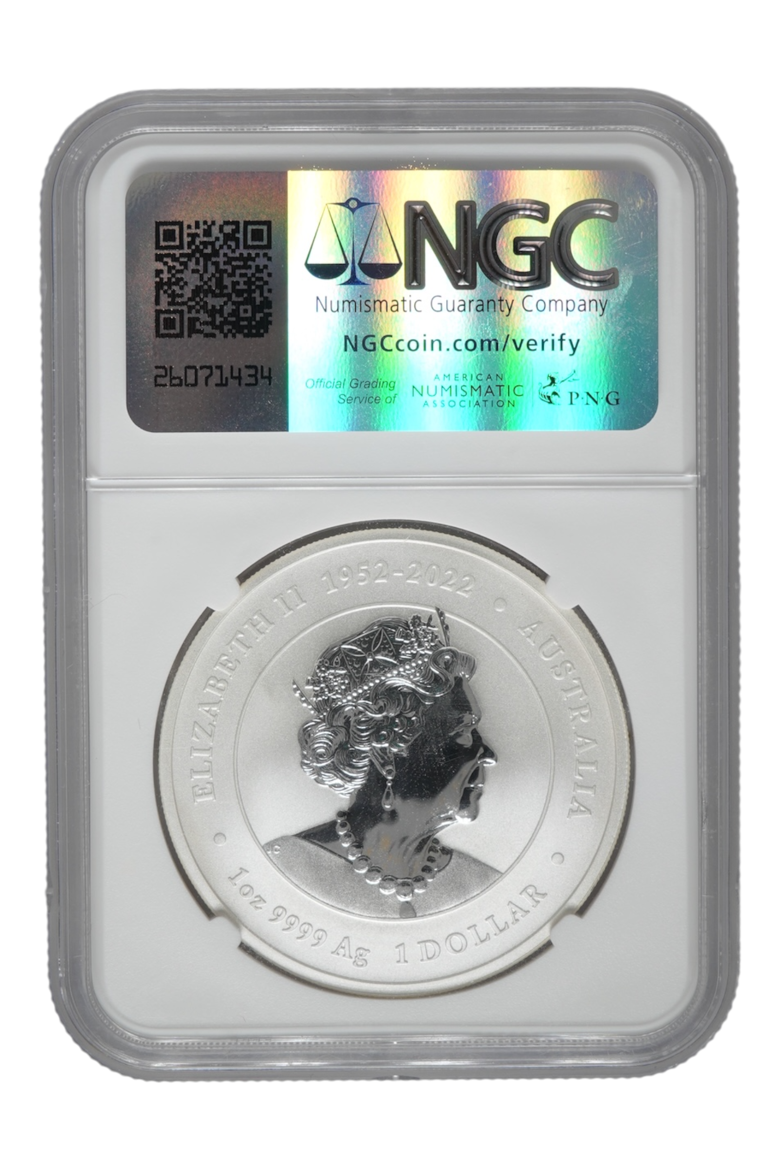 2024 1 oz Silver Australia Lunar Dragon NGC MS 70
