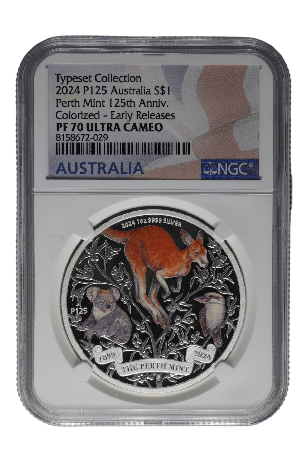 2024 1 oz Australia Silver Perth Mint 125th Anniversary NGC PF 70 UC ER