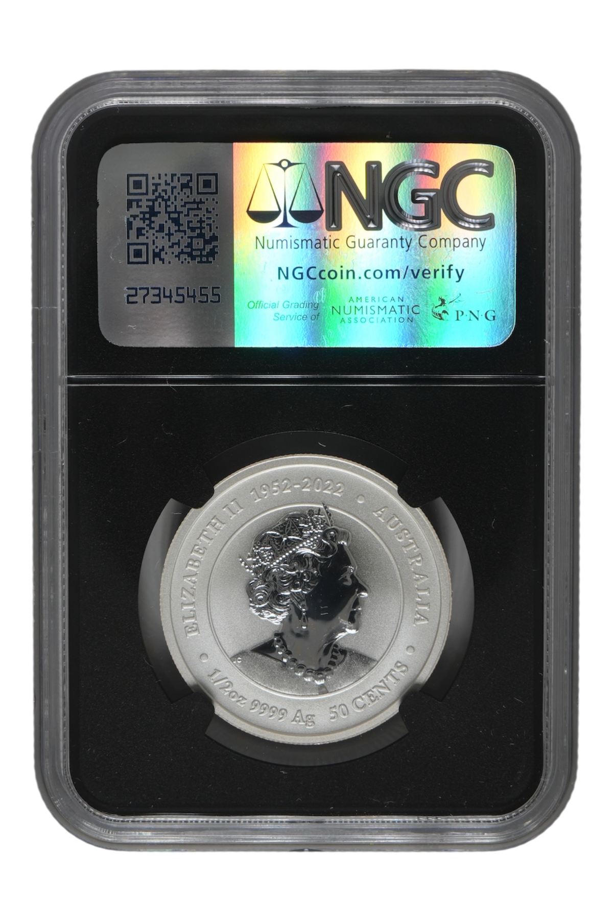 2024 1/2 oz Australia Silver Lunar Dragon NGCX 9.9