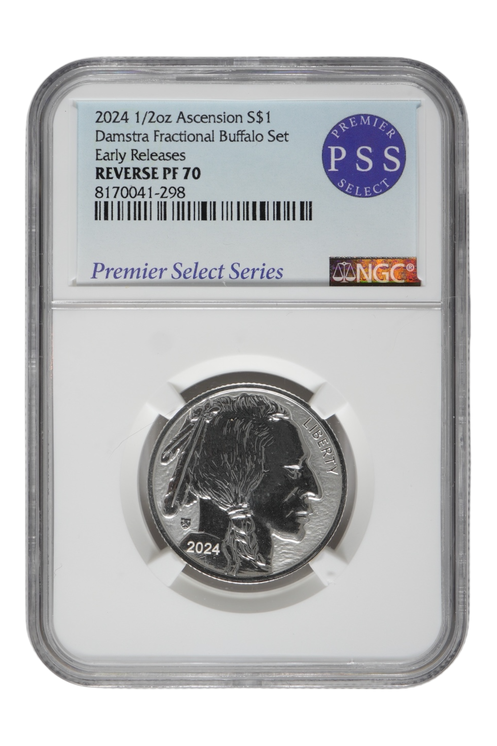 2024 1 oz Silver Ascension Buffalo NGC PF 70 ER