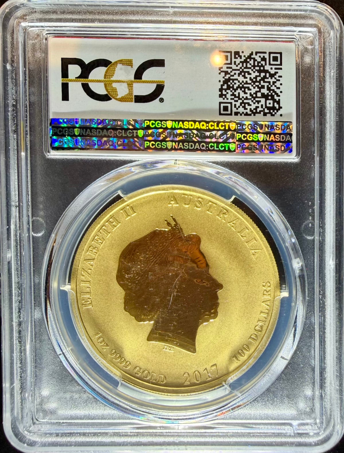 2017-P Australia 1 oz Lunar Year of the Rooster PCGS MS-70 FS Coin