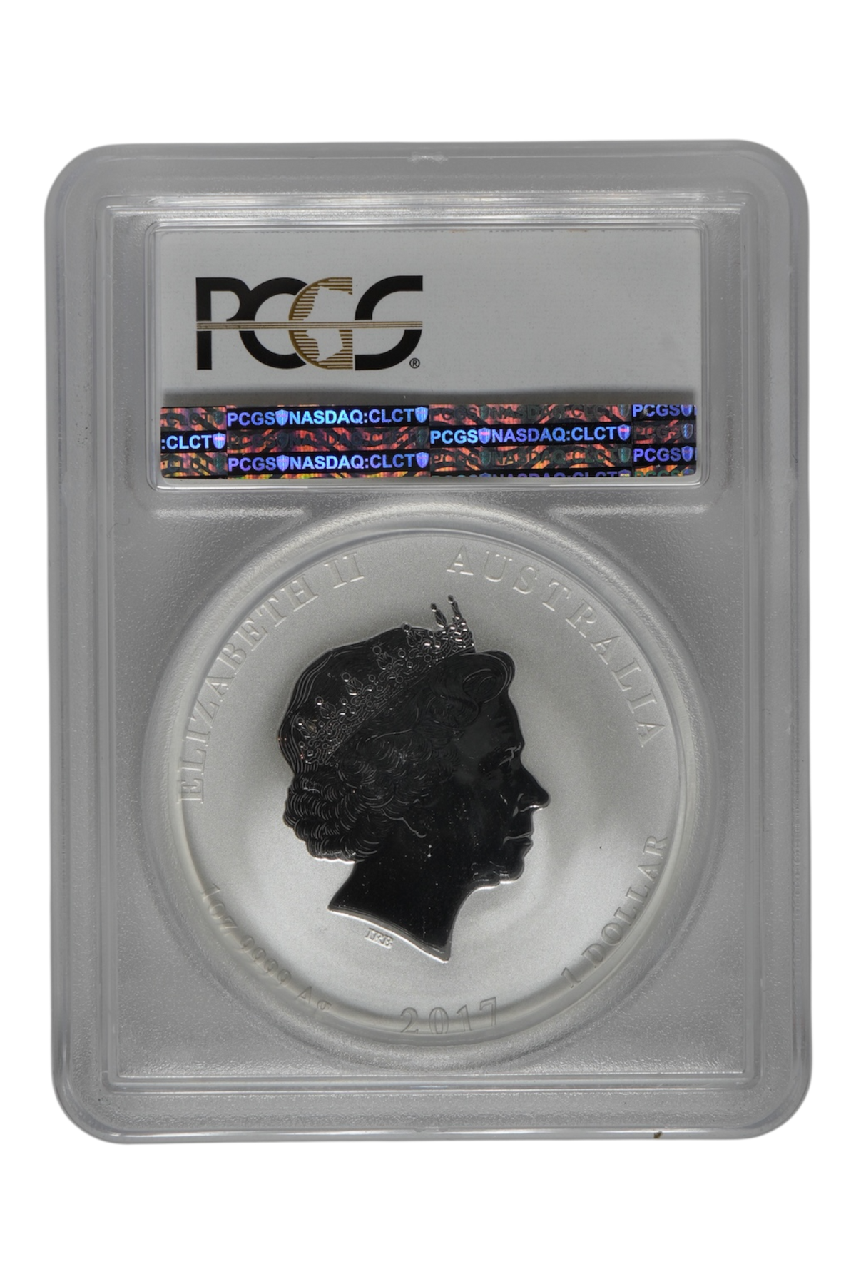 2017-P 1 oz Australia Silver Lunar Rooster PCGS MS 70