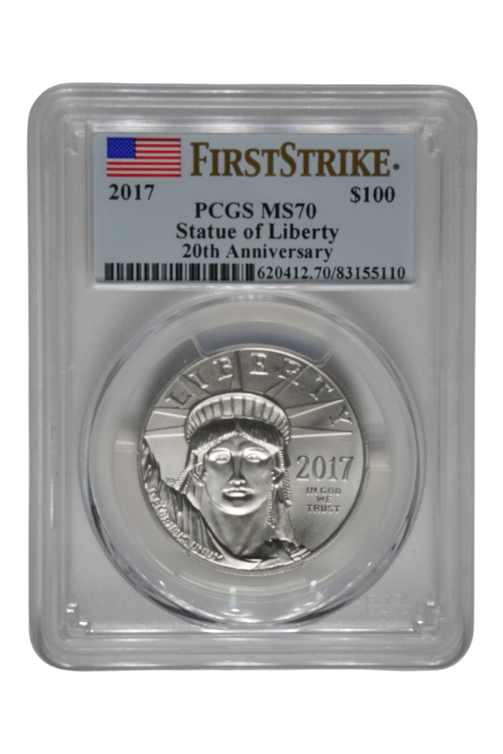 2017 1 oz American Platinum Eagle PCGS MS-70 FS