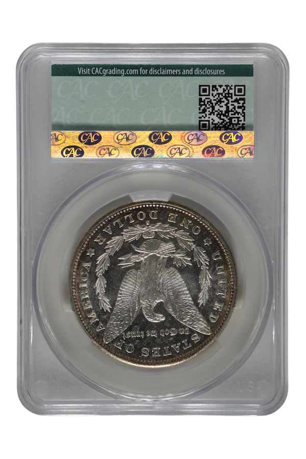 1881-S Morgan Silver Dollar CACG MS 66+ (Toned)