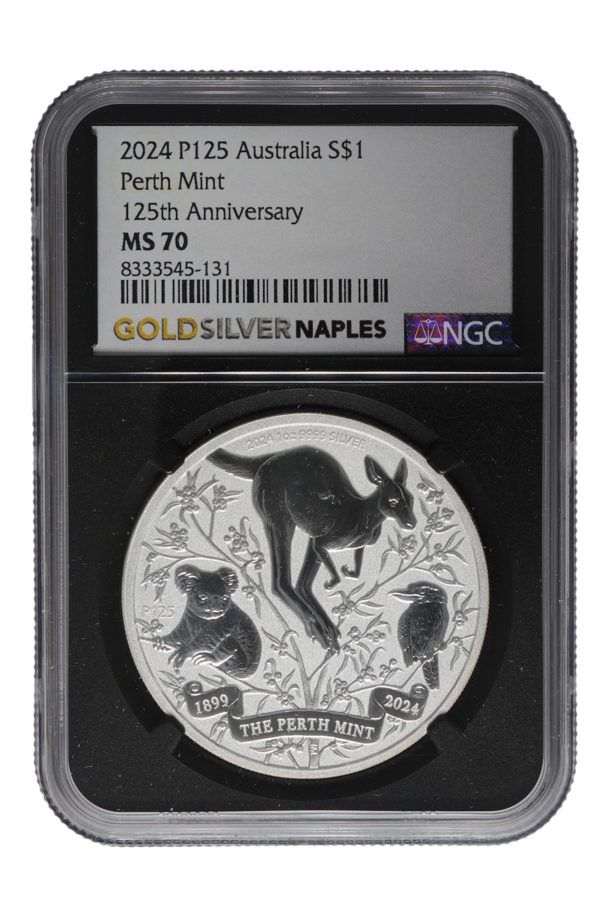 2024 1 oz Australia Silver Perth Mint 125th Anniversary NGC MS 70