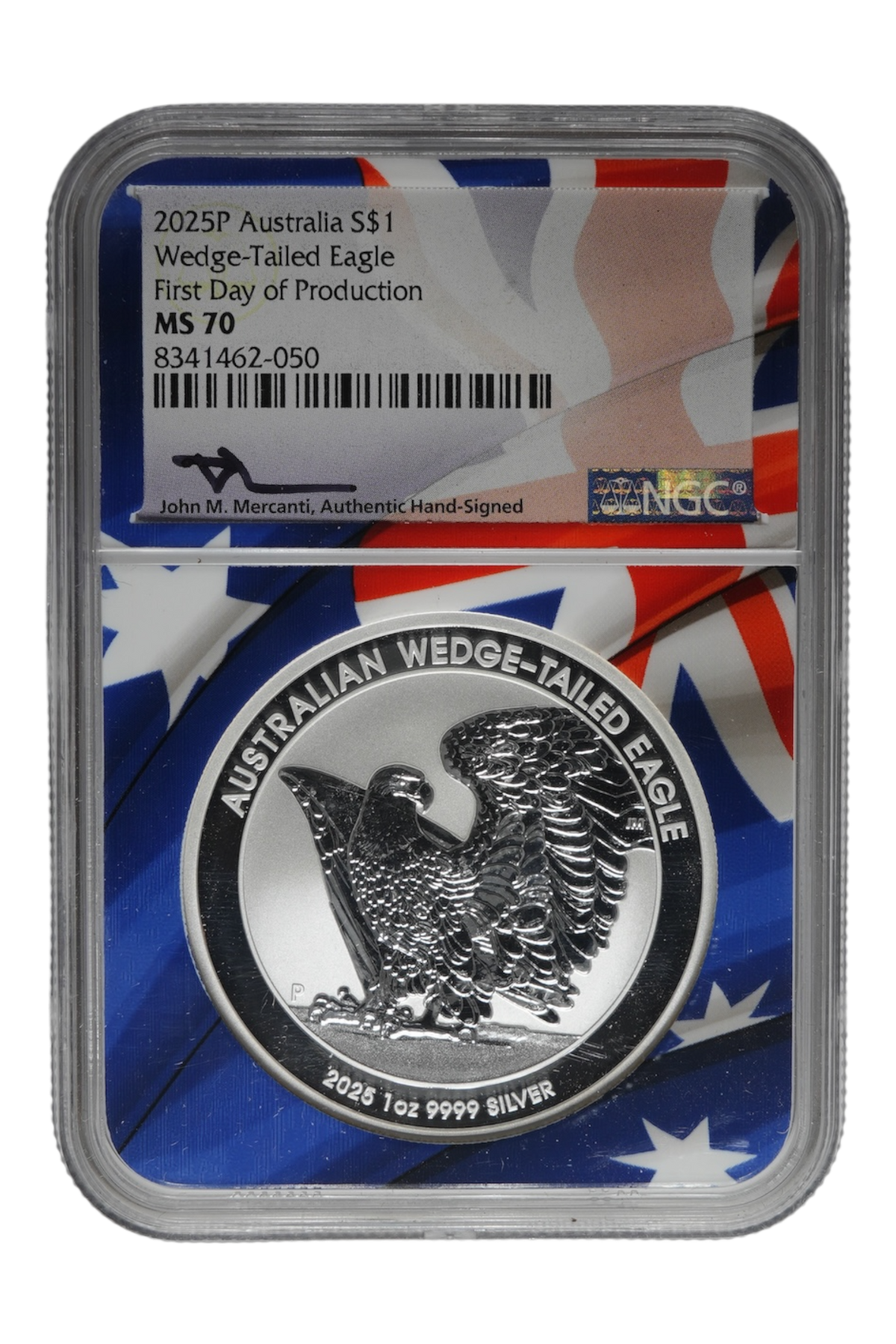 Australia 2025-P Silver $1 WTE First Day of Production