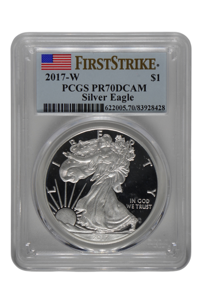 2017-W 1 oz Silver Eagle PCGS PR 70 DCAM First Strike