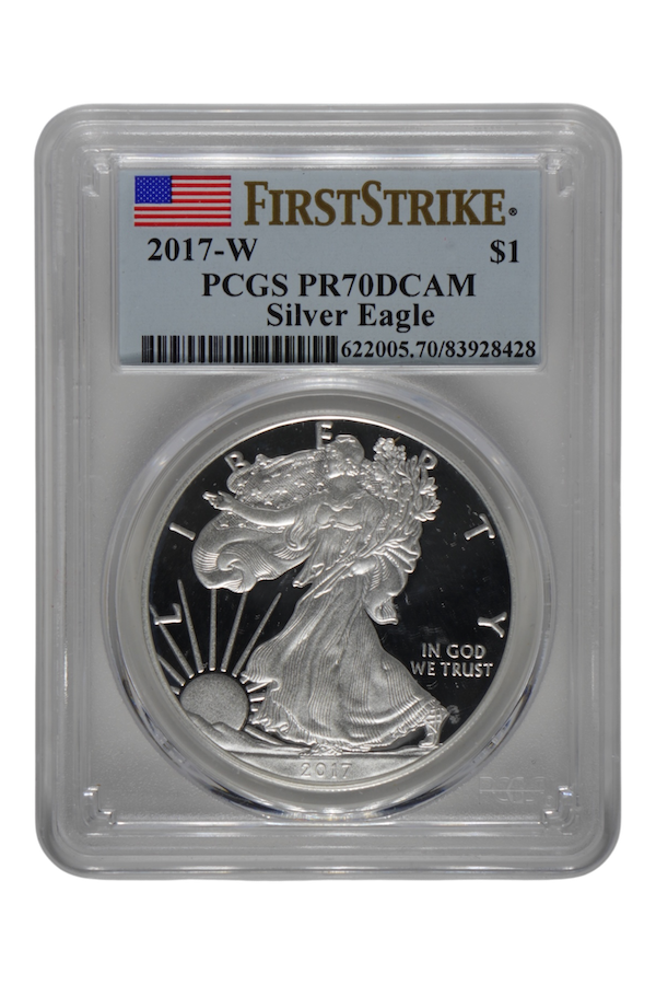 2017-W 1 oz Silver Eagle PCGS PR 70 DCAM First Strike