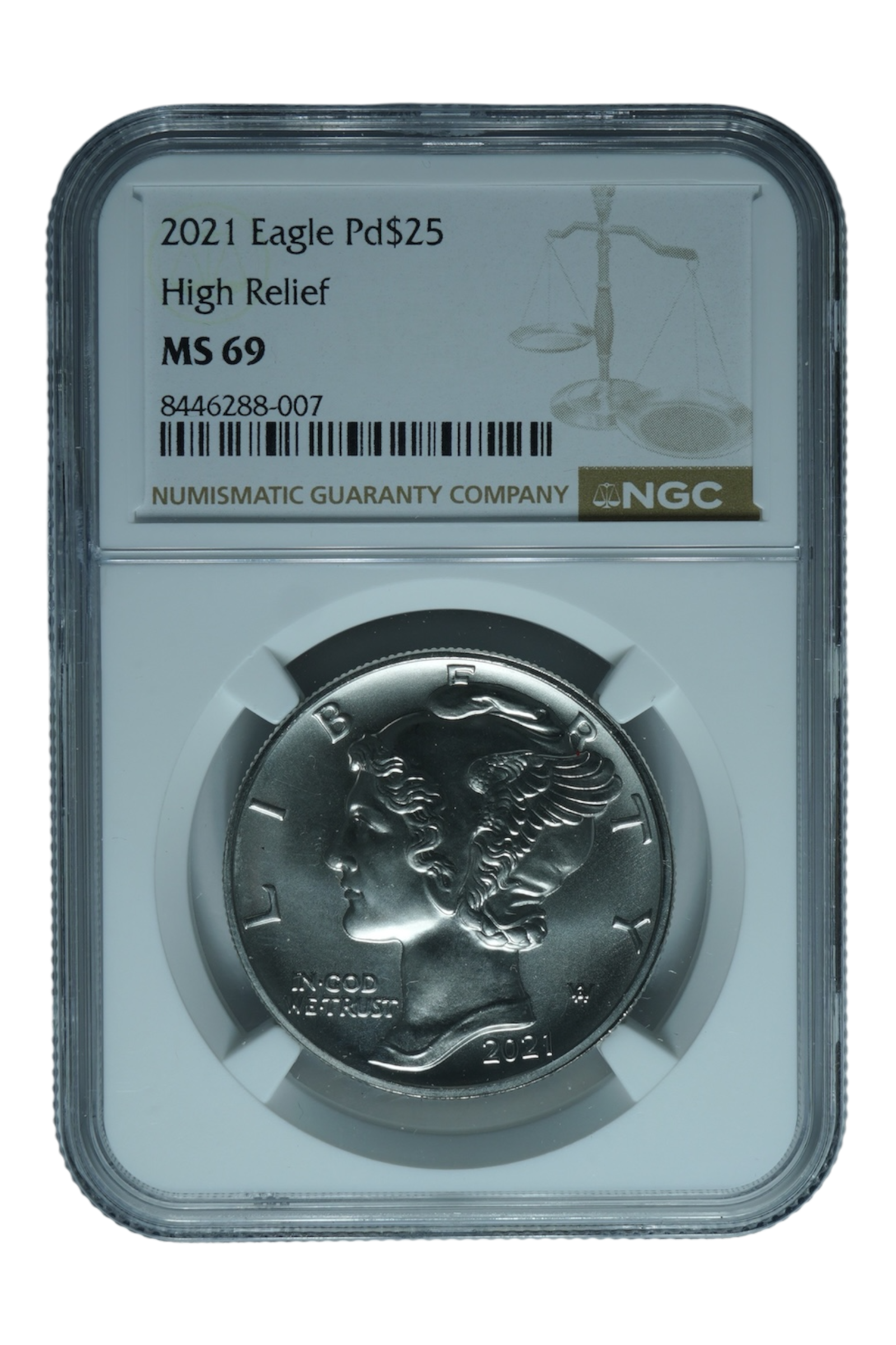 2021 $25 American Liberty Palladium NGC MS-69