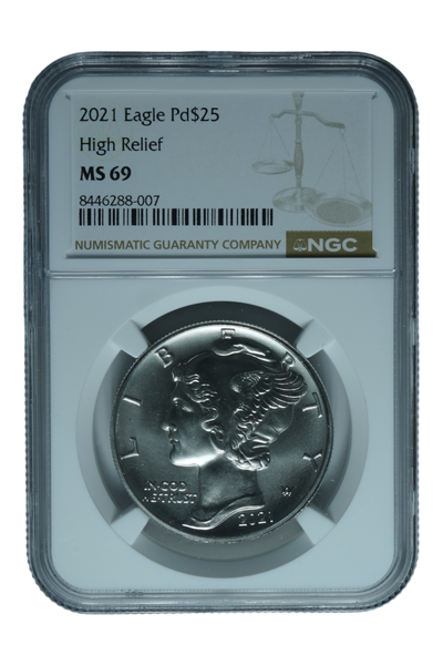 2021 $25 American Liberty Palladium NGC MS-69