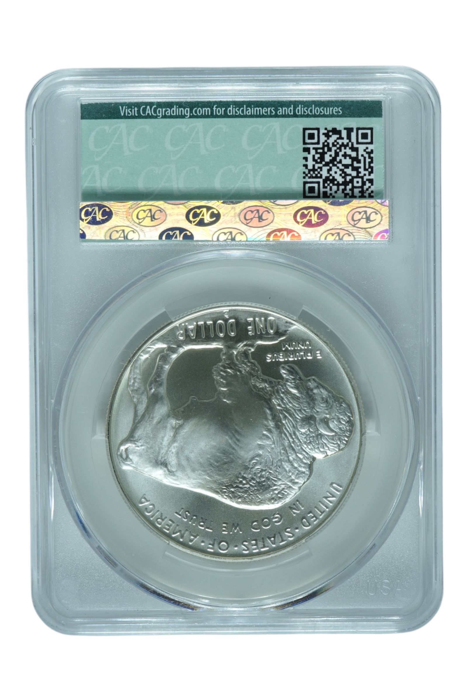 2001-D American Buffalo Silver Dollar CACG MS-68