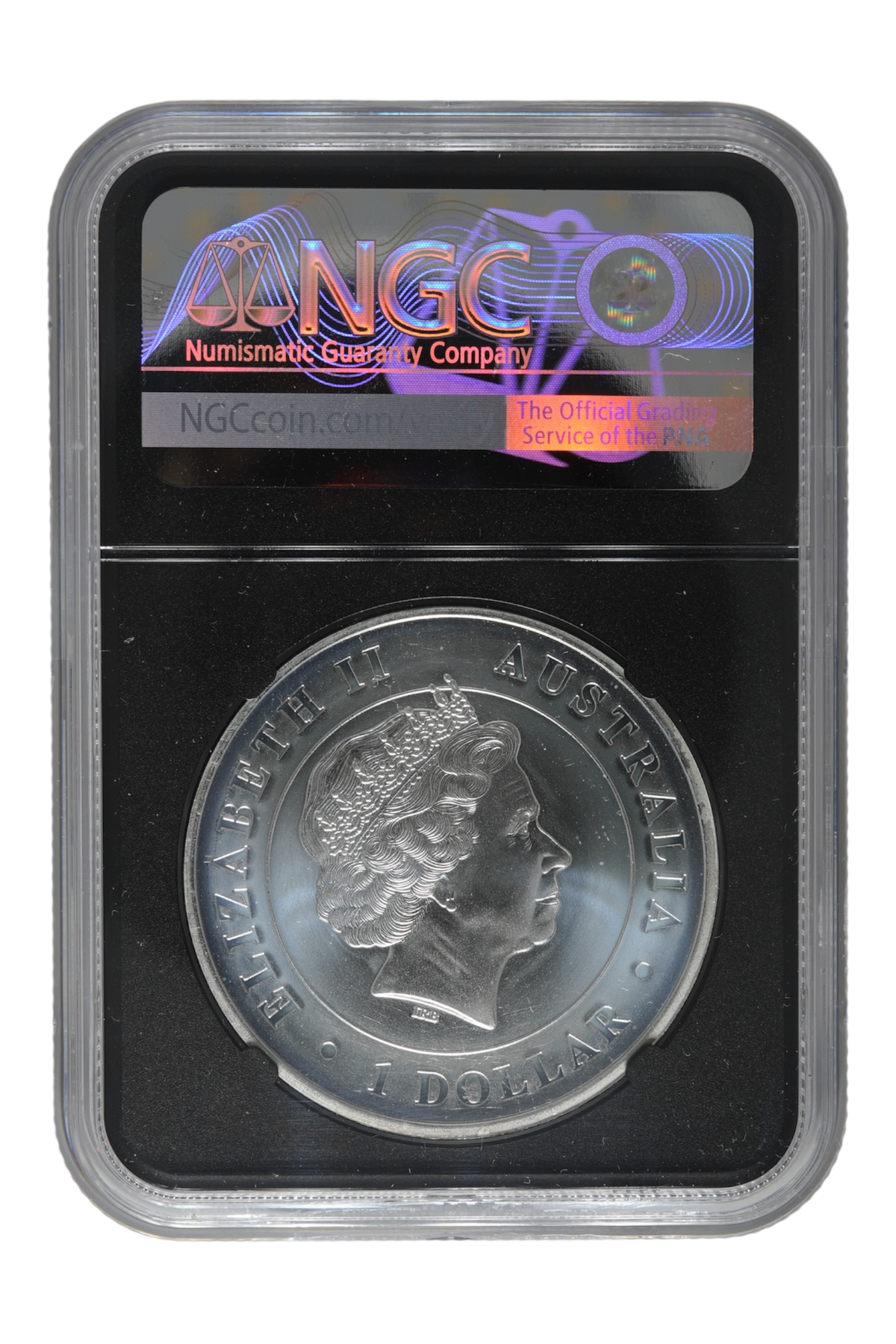 2015 1 oz Australia Silver Funnel-Web Spider NGC MS 70